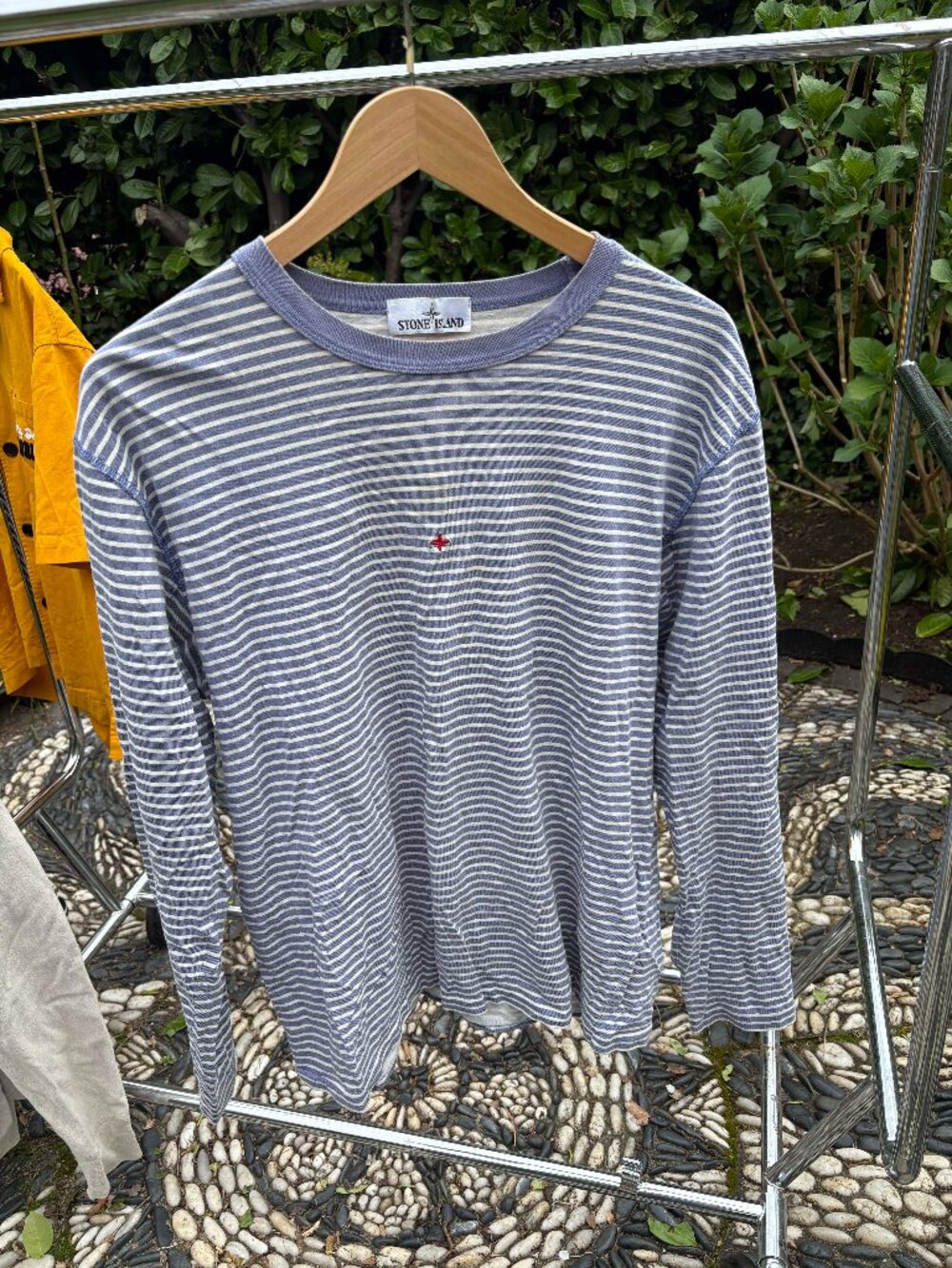 Stone Island Light Blue Striped Longsleeve